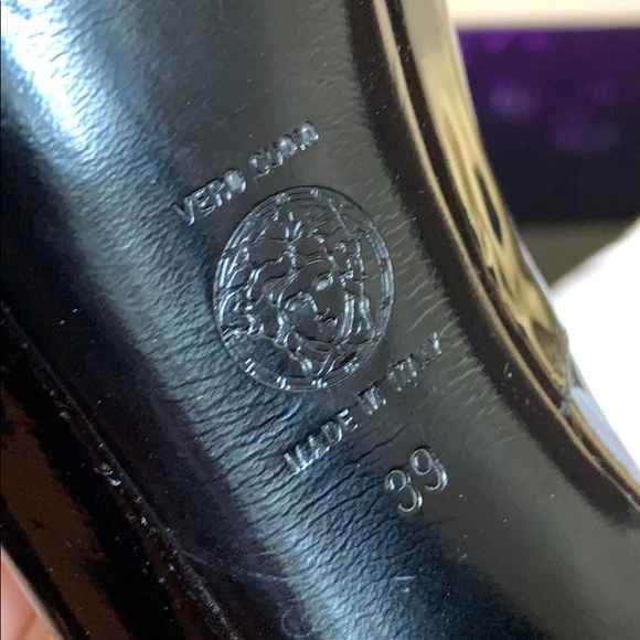 💯 Authentic Versace Peep-Toe platform pump. - Picture 3 of 6